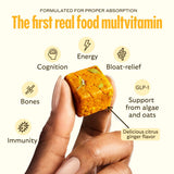 GEM Daily Bite : ingrédients riches en vitamines et zinc pour l’énergie.