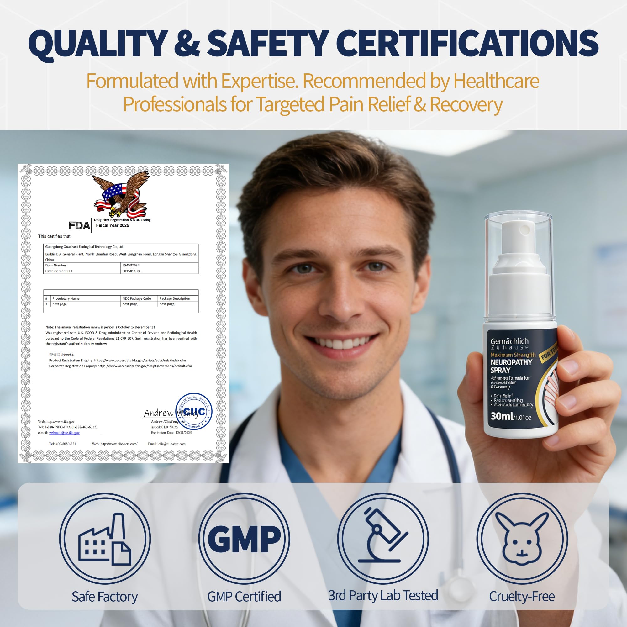Utilisation quotidienne pratique du spray Arnica Gemächlich Zu Hause.