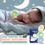 Arômes naturels de camomille et lavande diffusés pendant la nuit.