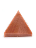 GEMSCITE aventurine rouge, pyramide 2 pouces, idéale pour méditation et équilibre énergétique.