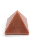 GEMSCITE aventurine rouge, pyramide selon feng shui pour harmonie d’espace.