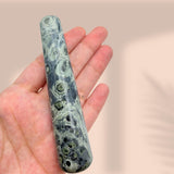 GEMSCITE pratique Reiki et feng shui avec Kambaba Jasper, potentiel calmant et stabilisateur.