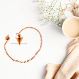 GEMSCITE pendule métal rose doré diametre 4 cm, accessoire portable pratique.