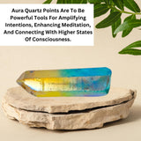 GEMSCITE Quartz Aqua Jaune — seconde pierre brute décorative