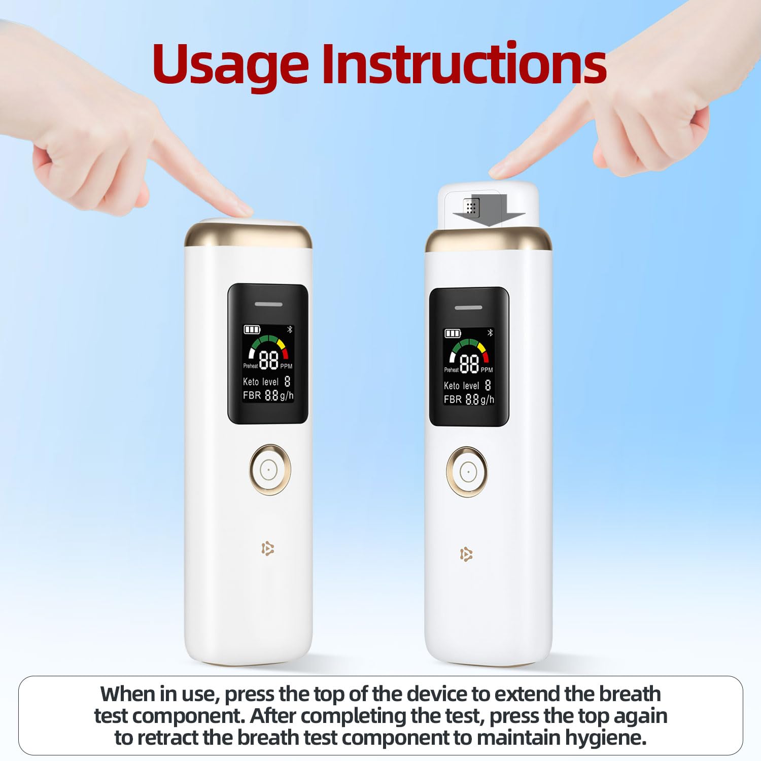 Gemusve bouton unique utilisation — test rapide sans procédure