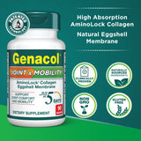 Genacol capsules dans la main, faciles à prendre au quotidien.