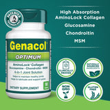 Genacol Optimum, tablettes chondroïtine, lubrification naturelle des articulations.