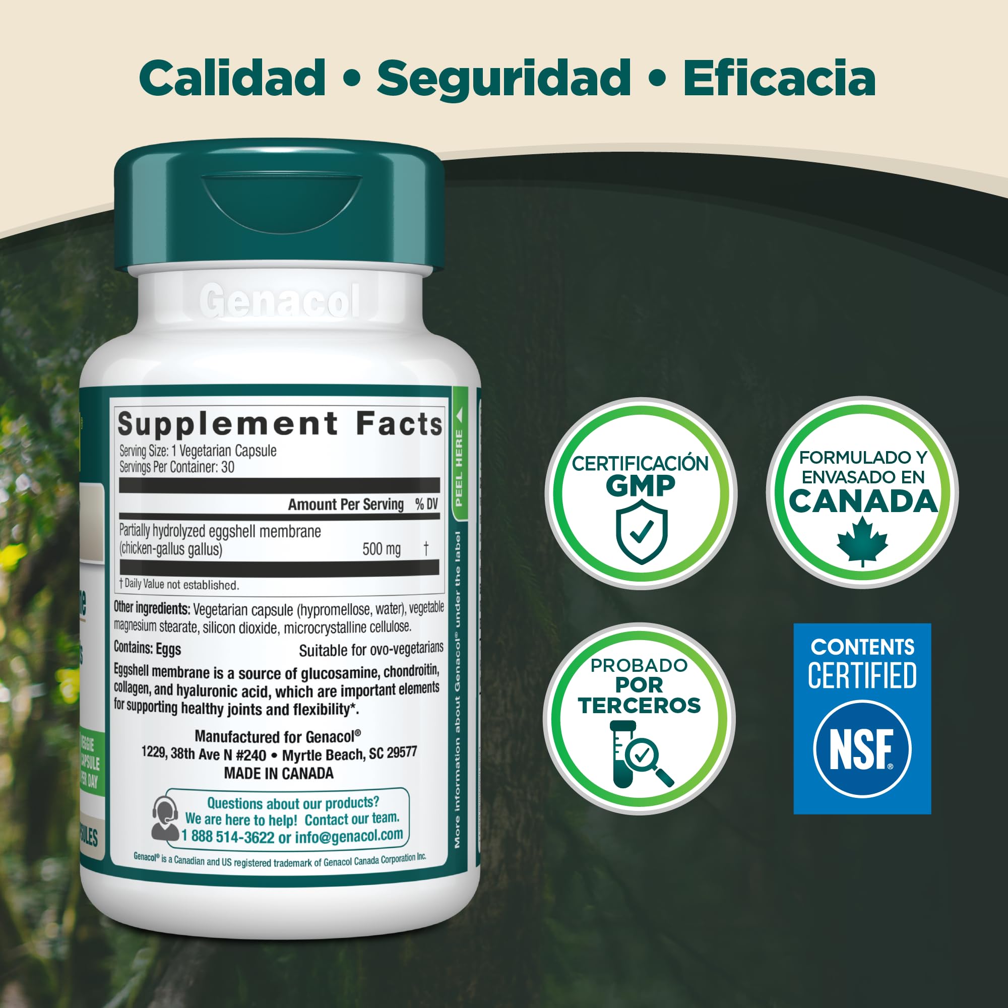 Genacol Ovoflex sans-additifs : formulation naturelle sans additifs agressifs