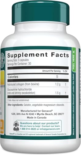 Genacol Plus – gelules quotidiennes faciles à intégrer pour le confort articulaire.