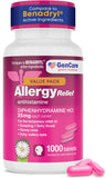 GenCare Allergie 1000 comprimés dans une bouteille rose pour un approvisionnement fiable