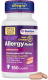 GenCare – bouteille de pilules allergie montrant le format pratique et le dosage quotidien.