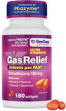 GenCare capsules molles Simethicone 180 mg, soulagement rapide des gaz.