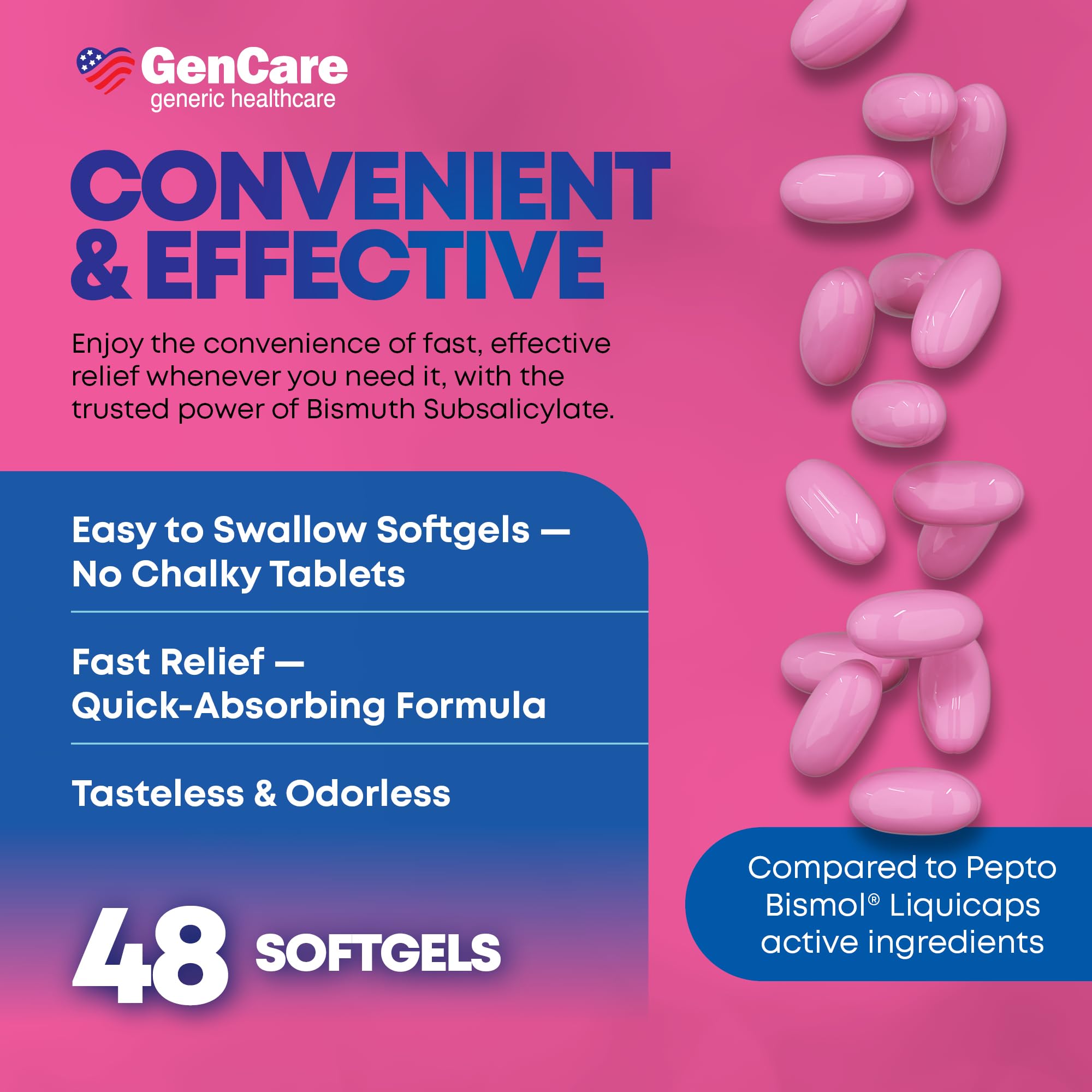 GenCare Soulagement digestif – format pratique pour usage quotidien.