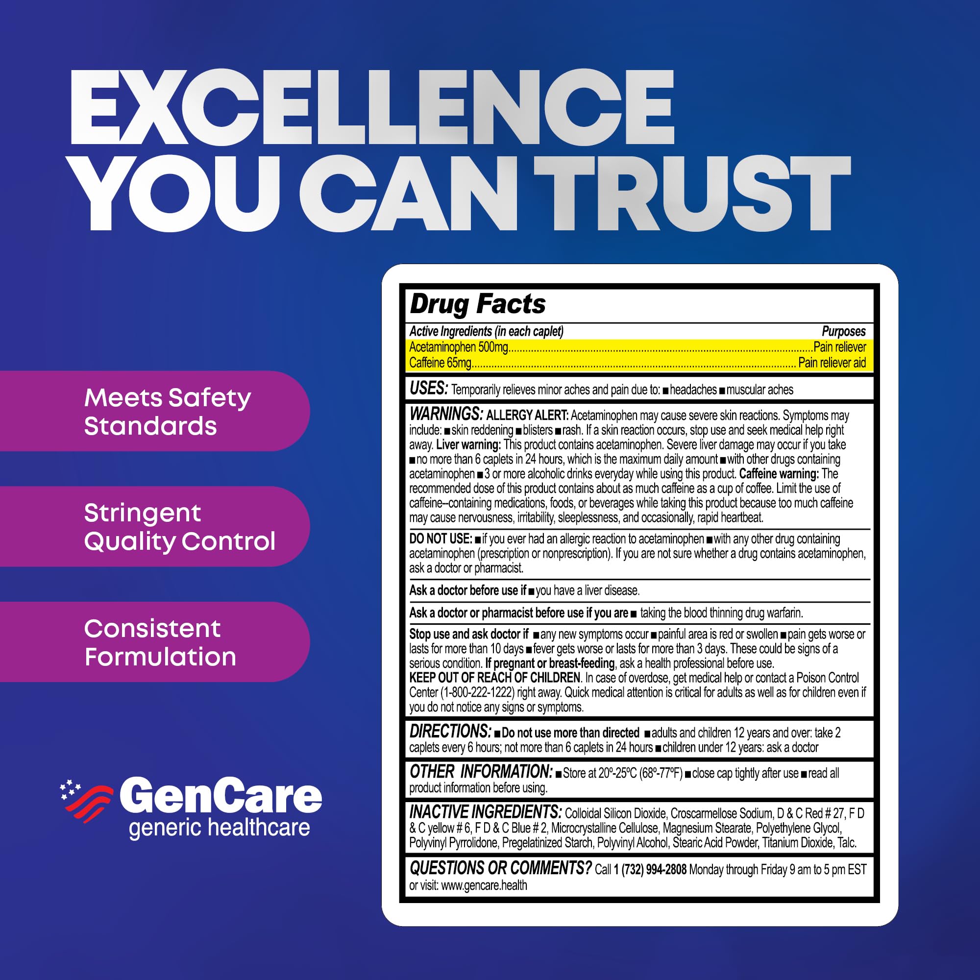 GenCare: économie en gros, format pratique pour réapprovisionnement