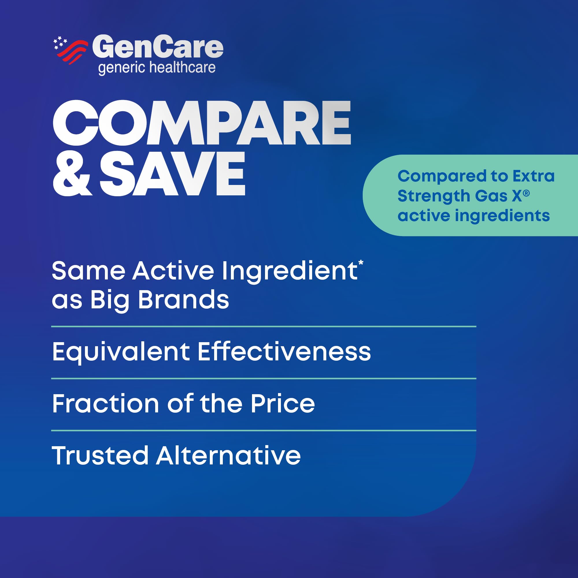 GenCare étiquette claire et sécurité — informations visibles sur l'emballage