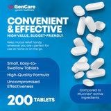 GenCare Mucus Relief Tablettes sans gout faciles a avaler