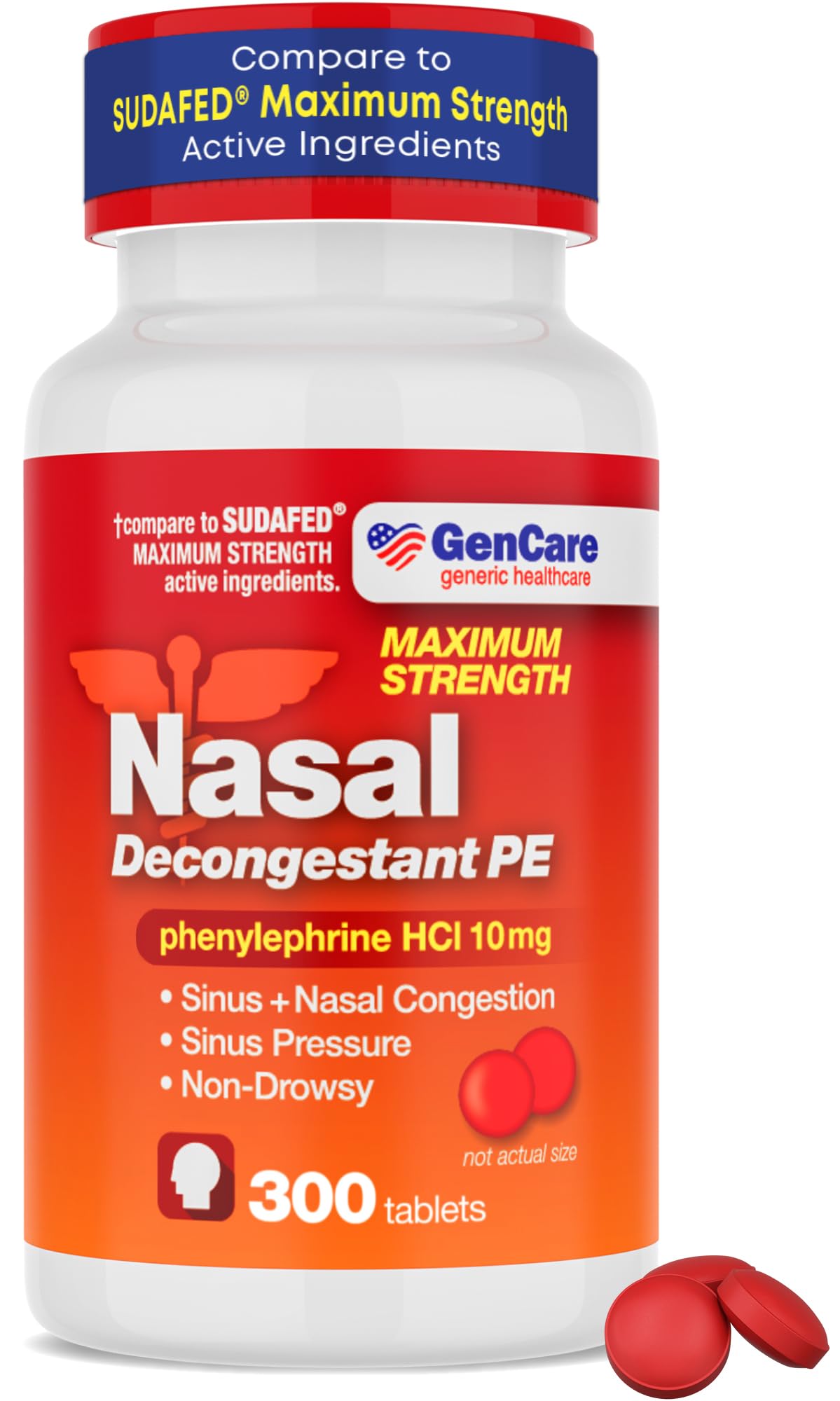 GenCare Décongestion Nasale – emballage pratique pour stockage et repérage en rayon.