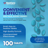 GenCare Senna 25 mg – emballage compact et pratique pour la trousse.