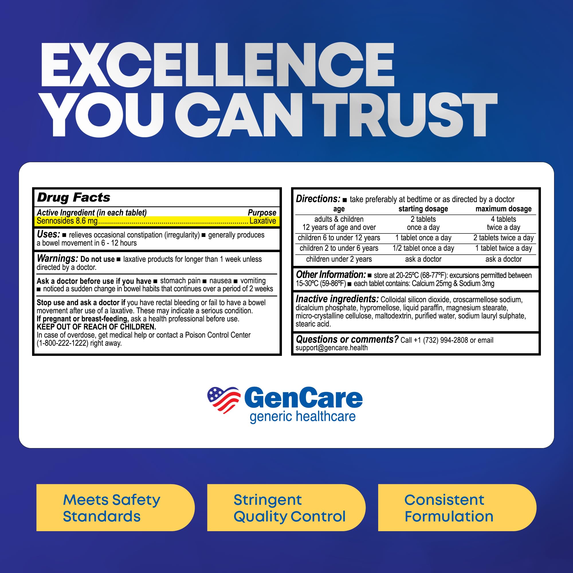 GenCare Senna – garantie de satisfaction et fiabilité pour le bien-être familial