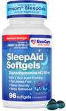 GenCare Sommeil nocturne : bouteille et gélules pour endormissement rapide.