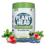 Genceutic Naturals Plant Head GLP-1, poudre incolore prête à mélanger dans le smoothie.