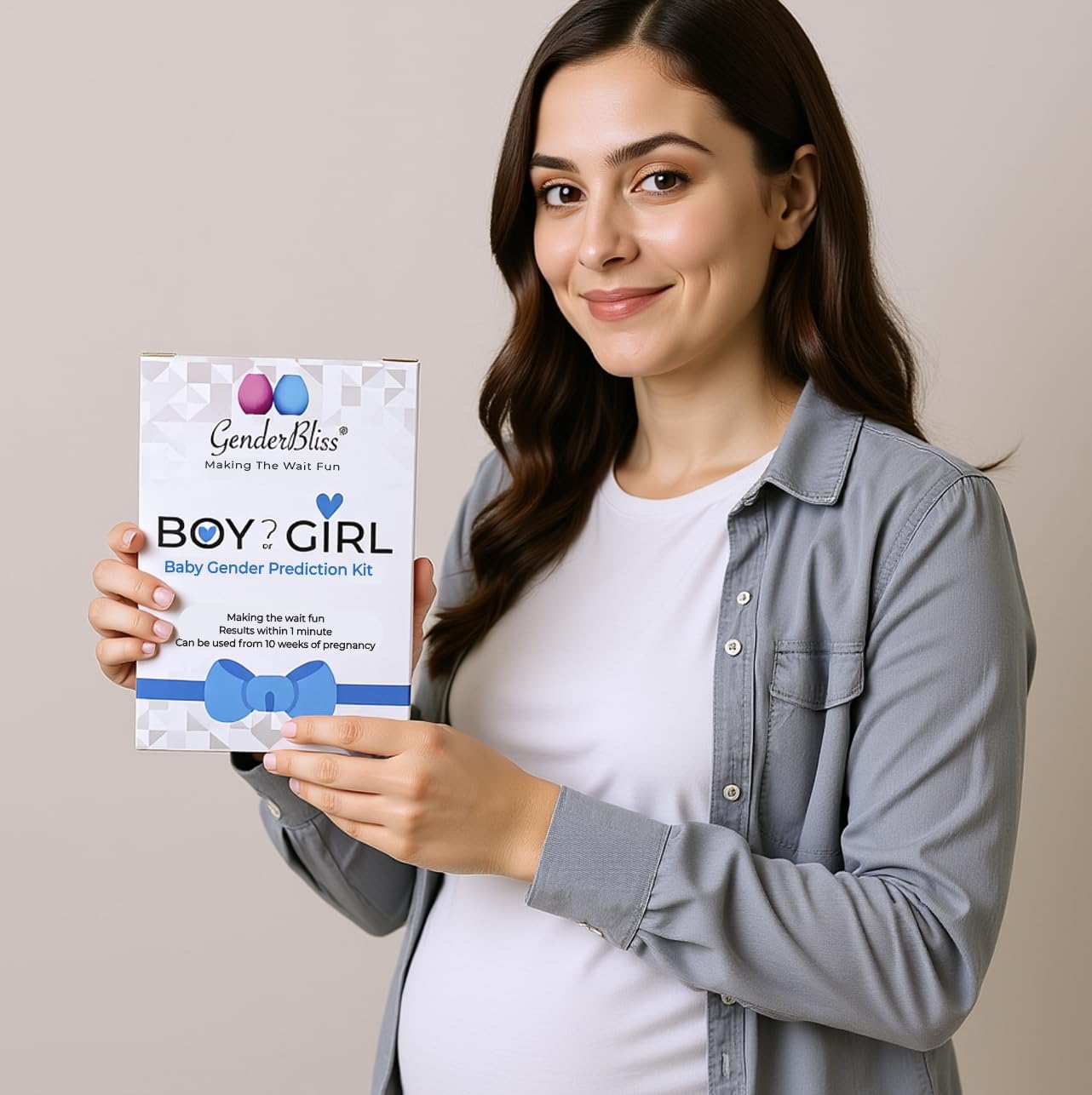 Gender Predictors GenderBliss utilisation-domicile: test sûr et pratique dès 10 semaines.