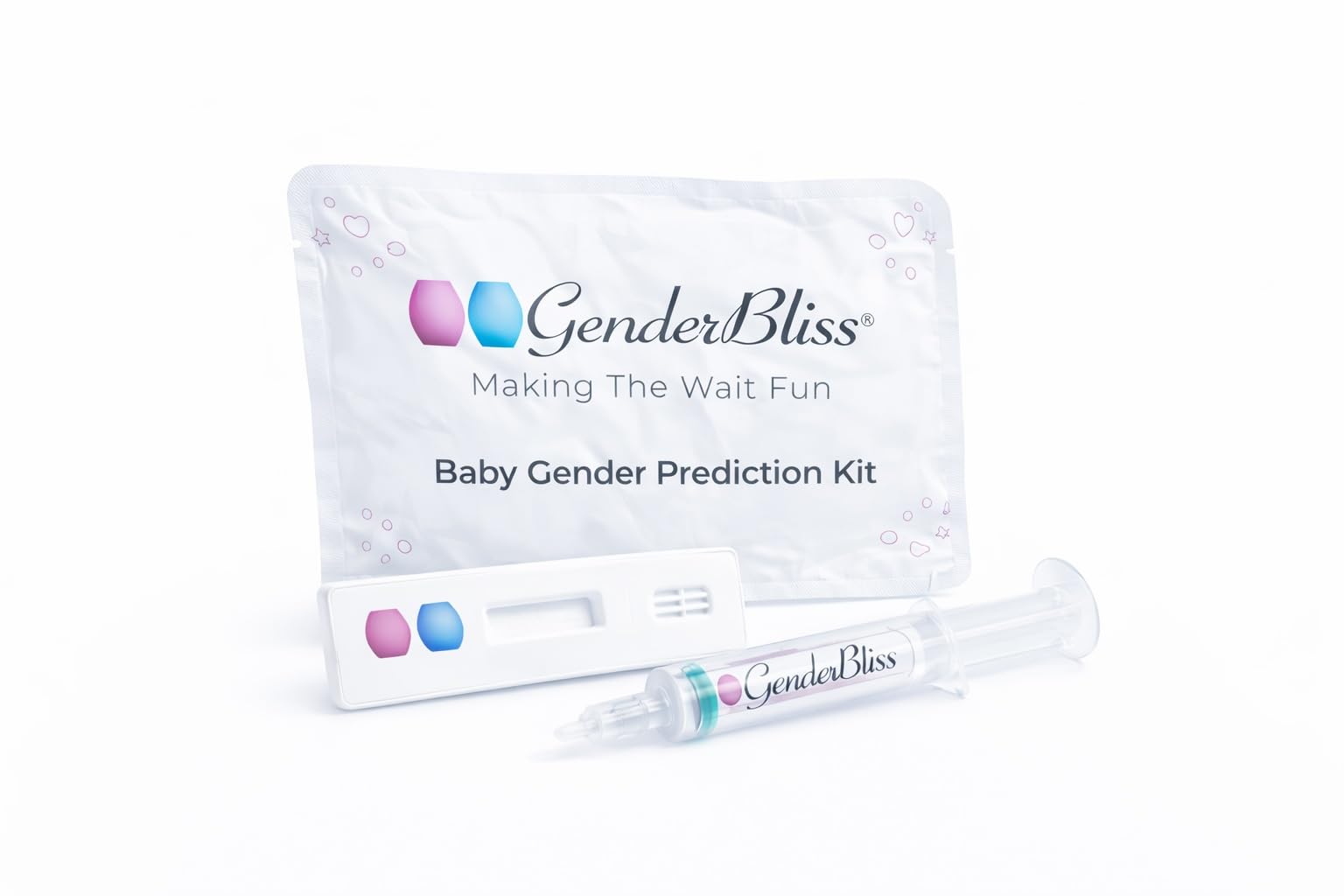 GenderBliss kit-boîte : emballage clair pour démarrage facile du test