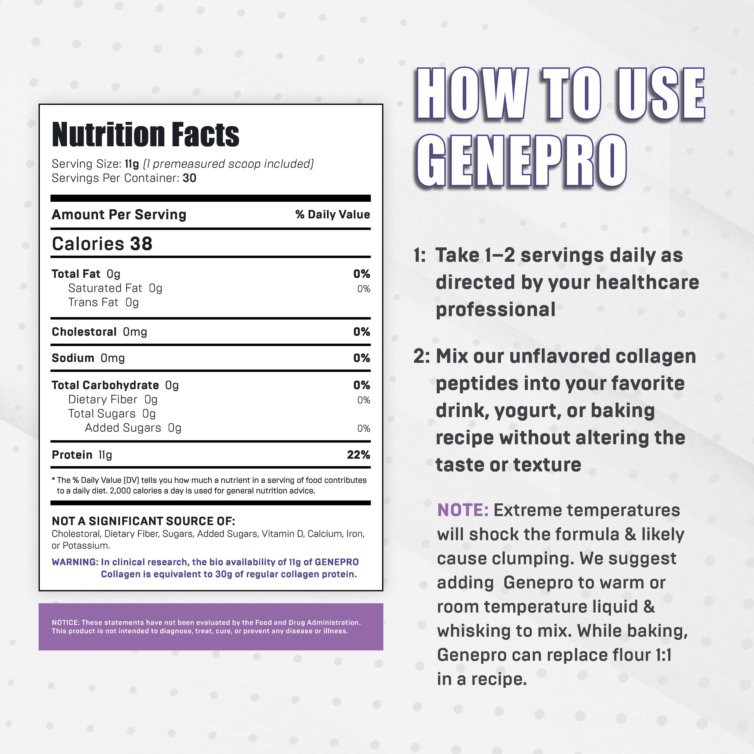 Routine beauté et bien-être intégrée grâce à GENEPRO GEN. 3 dans vos smoothies
