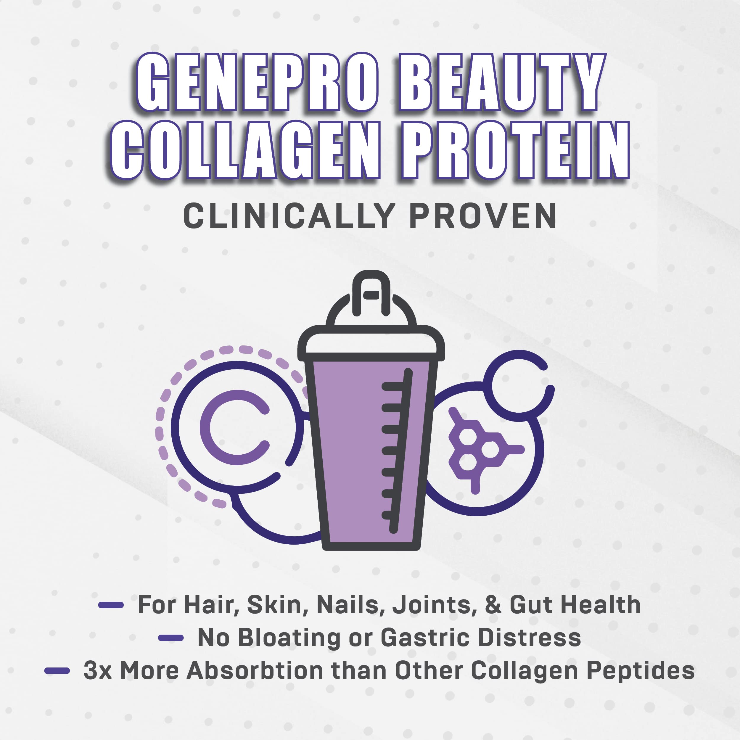 Collagène peptidé dans GENEPRO GEN. 3, texture agréable au mélange