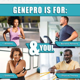 GENEPRO GEN. 3 étiquette sans lactose et sans gluten sur l'emballage