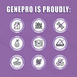 Étiquette indiquant sans lactose et sans gluten sur GENEPRO GEN. 3