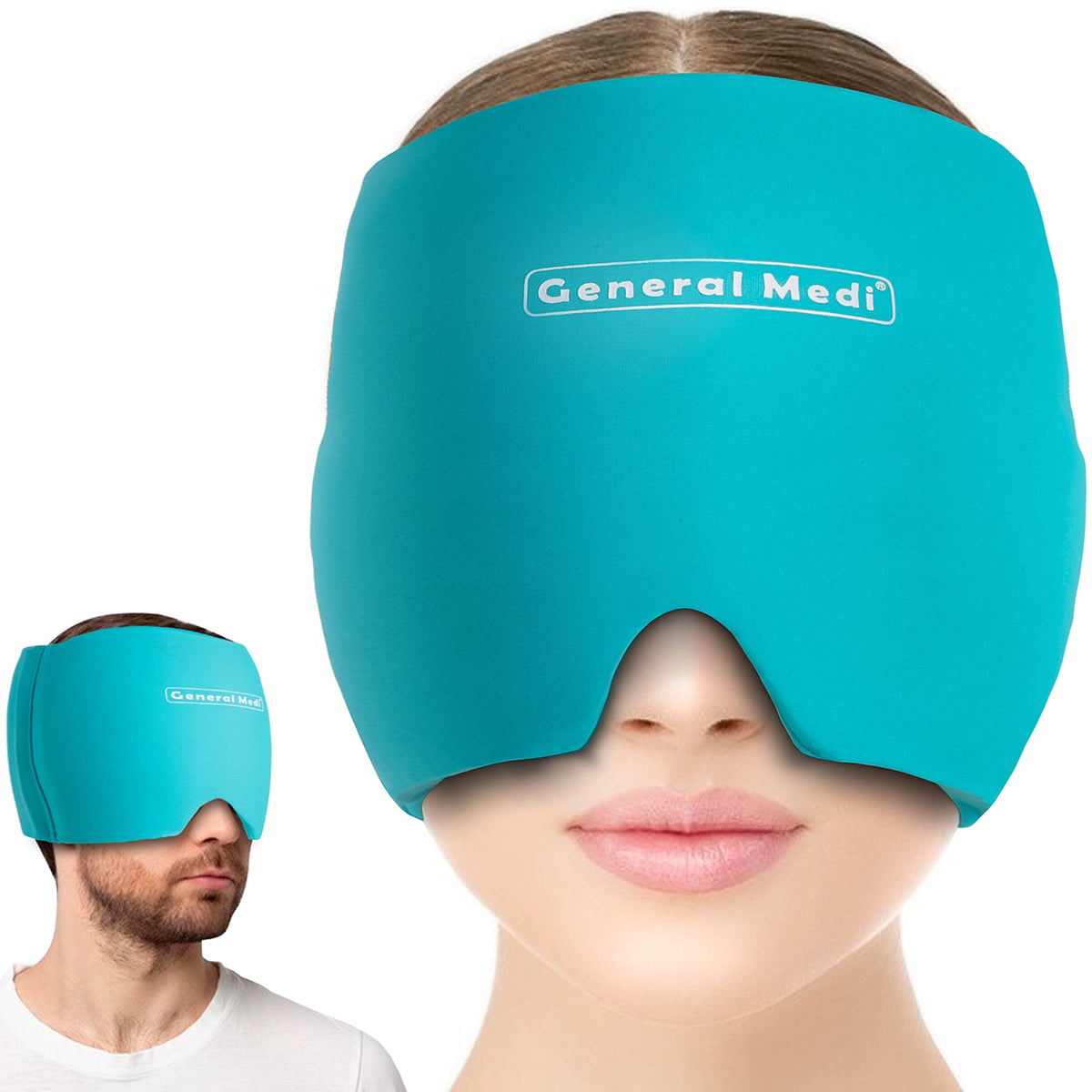 Cap glacé General Medi pour mal de tête, soulagement potentiel par le froid.