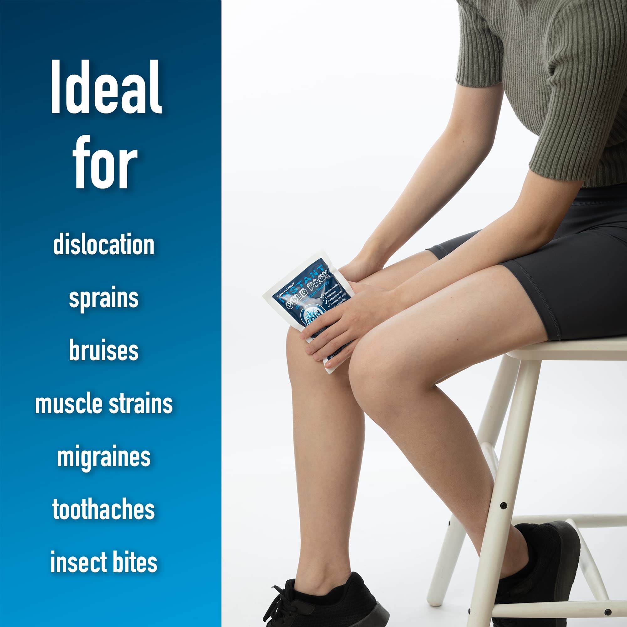 General Medi glace jetable pour sport plein air: pratique lors d’activités extérieures.