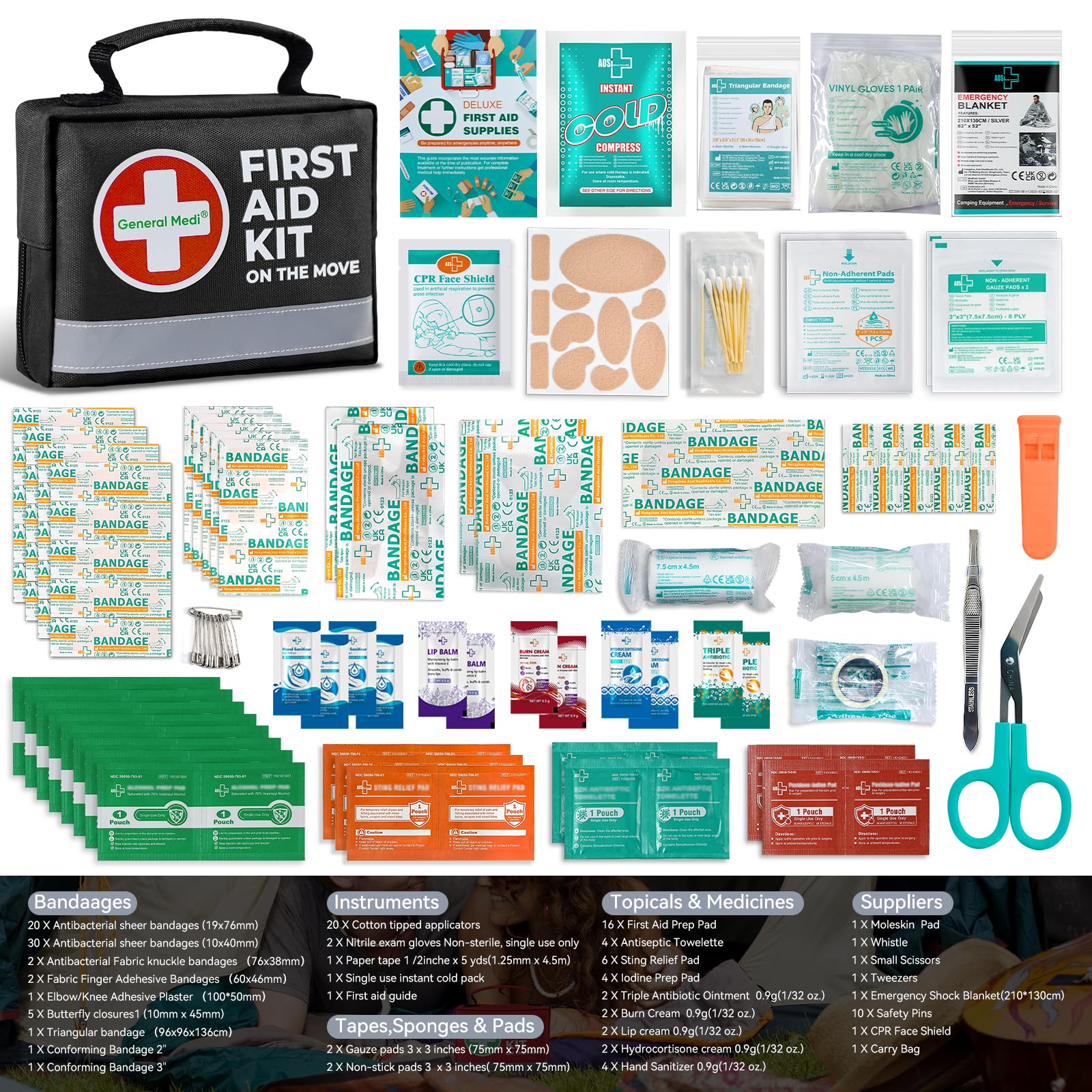 General Medi: intérieur organisé, accès rapide aux premiers secours.