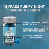 Generic Bypass Purify: capsules nuit, contribue au soutien nocturne du bien-être.