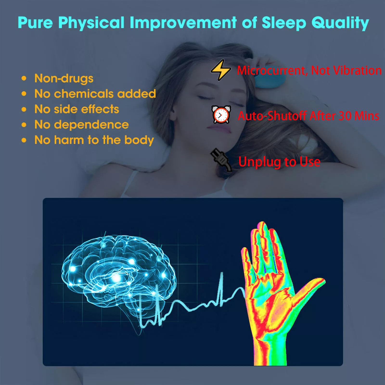 Neurocontrol mode fréquence haute apporte énergie légère et focus