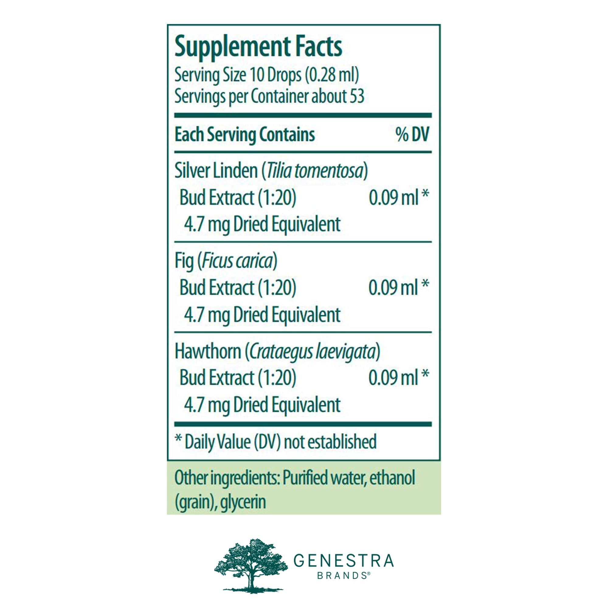 Genestra Calm-gen gouttes; flacon compact facilitant l’usage quotidien.