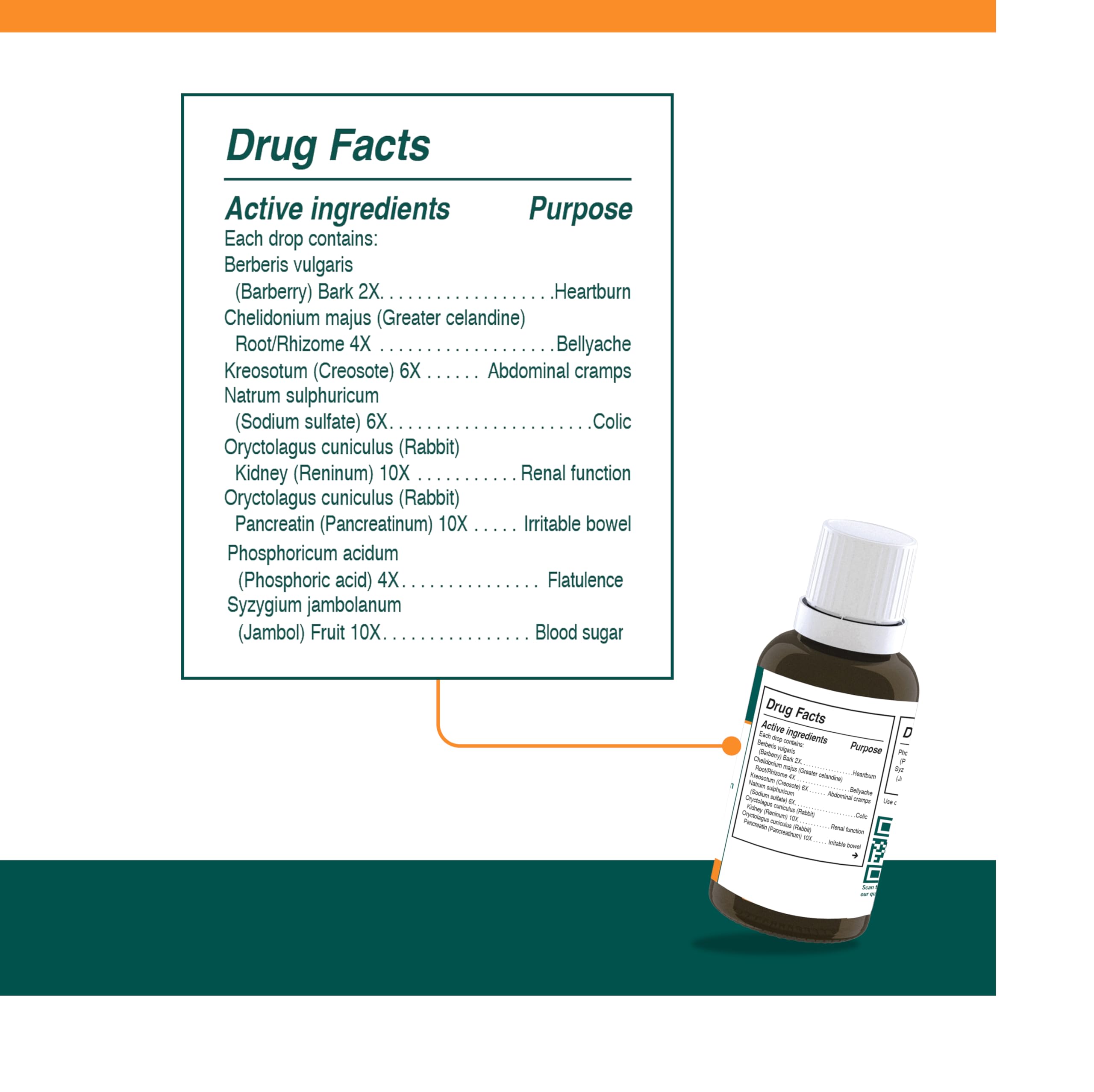 Gouttes Genestra HPnp, dosage précis pour une approche organothérapie potentielle.