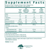 Genestra Huile de foie de morue Forte – étiquette détaillée et informations essentielles.
