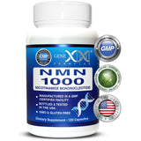 Genex Formulas NMN 1000 mg, bouteille: format pratique pour une supplémentation régulière.