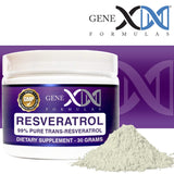 Genex Trans-Resveratrol poudre dose quotidienne recommandée.