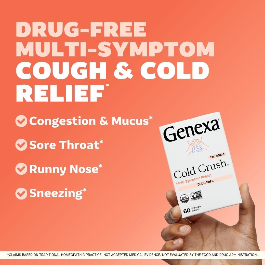 Genexa Cold Crush formule biologique sans OGM pour un soulagement en douceur
