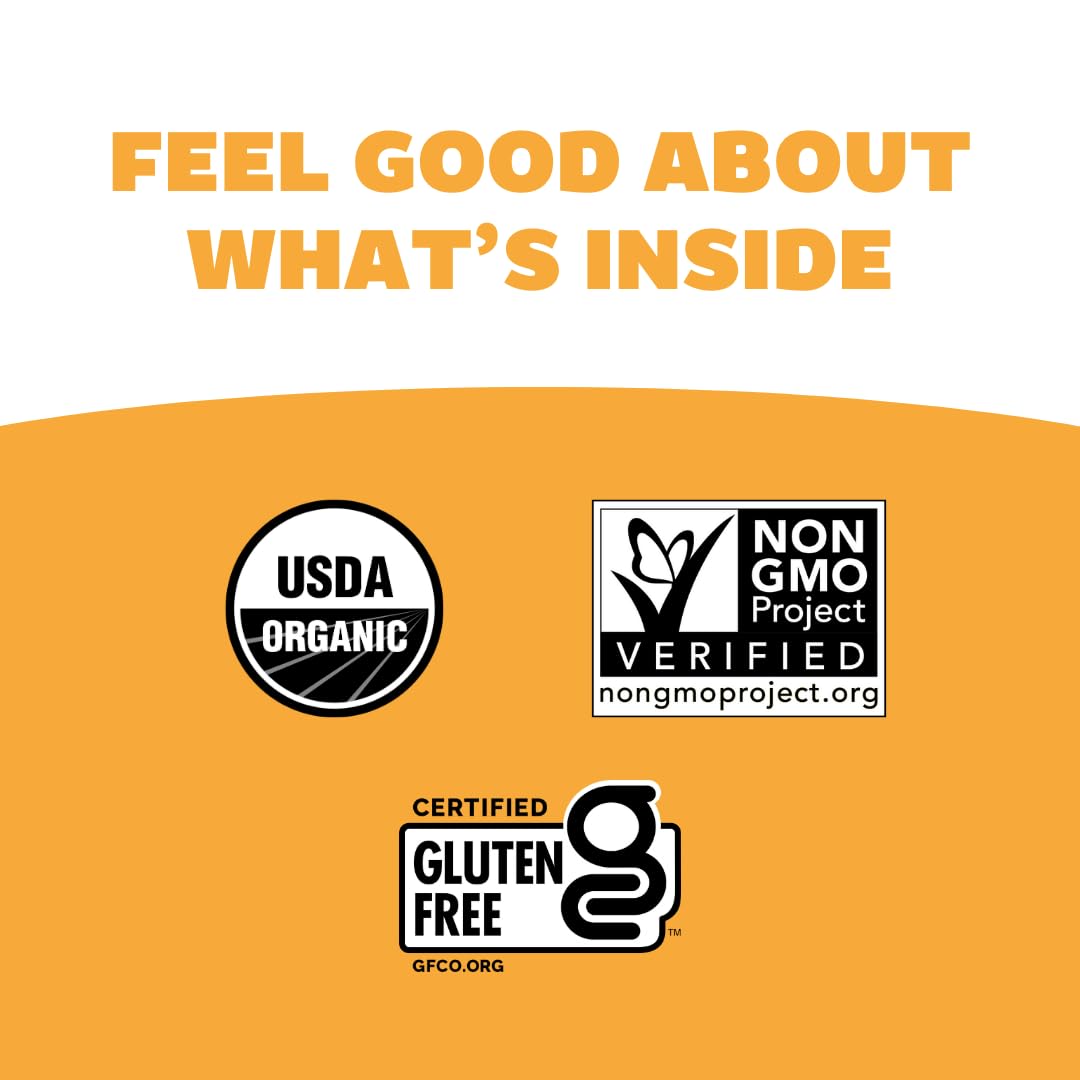 Genexa gouttes certifiées biologiques sans gluten et sans OGM.
