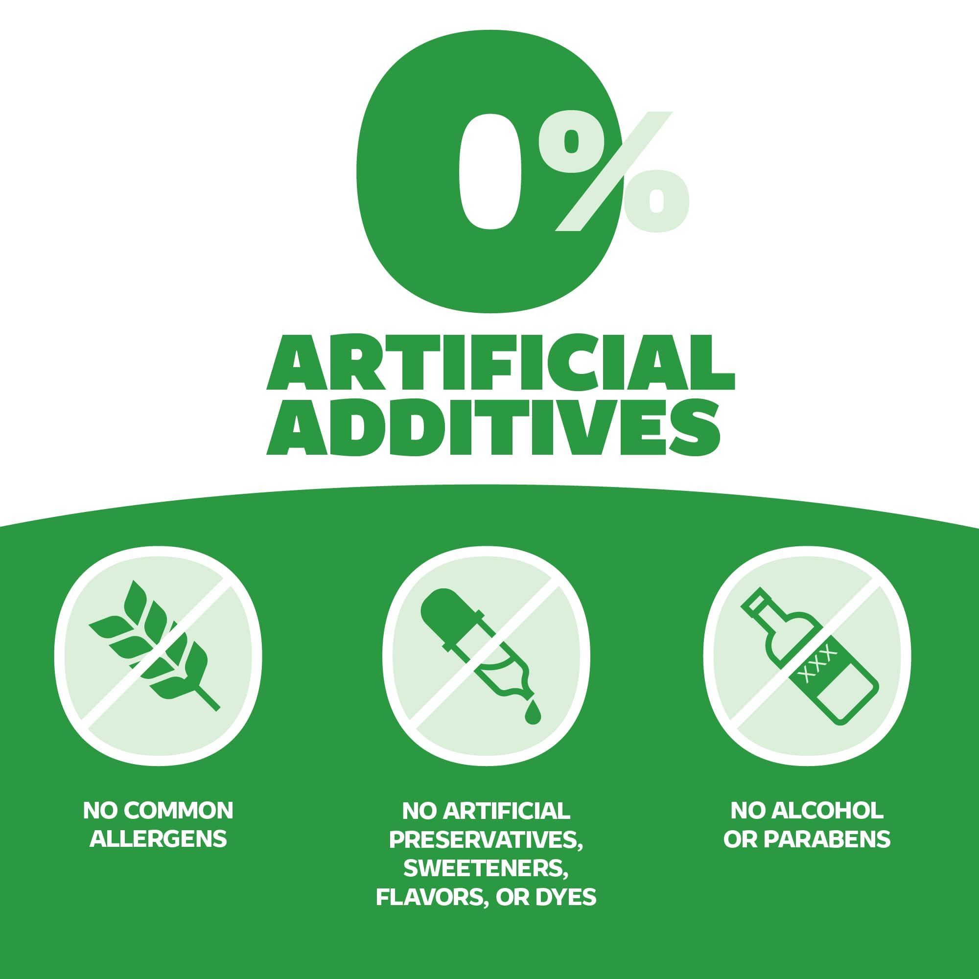 Ingrédients propres sans additifs artificiels ou colorants.
