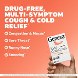 Genexa Enfants Cold Crush – comprimés à mâcher faciles à utiliser en déplacement.
