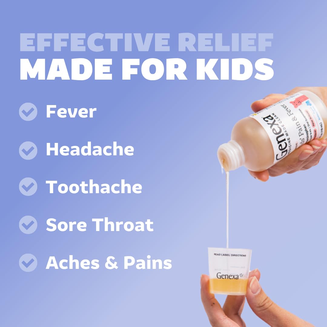Genexa ingrédients pediatre-preférés, formulation adaptée à l enfant
