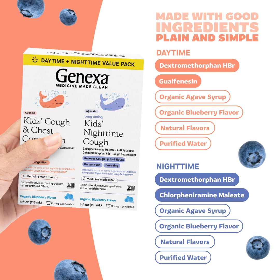 Ingrédients sans colorants ni additifs artificiels, formulation naturelle Genexa.