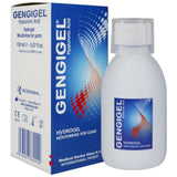 Gengigel Bouteille bain de bouche hyaluronique pour hydrater et apaiser les gencives.