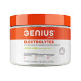 Genius Electrolytes, bouteille citron-lime, parfaite pour rester hydraté pendant l'effort.