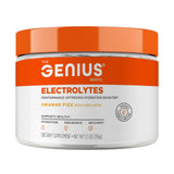 Genius Electrolytes Poudre Orange: effervescence et hydratation rapides.